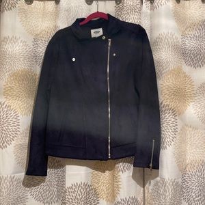Old navy faux suede Moto jacket